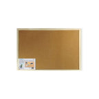 Wooden Framed Cork Board Notice Pin Board with Push Pins Home Office Use