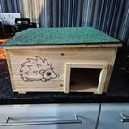 Wooden Hedgehog House: Hedgehog Hamster with Waterproof - product gallery image 16