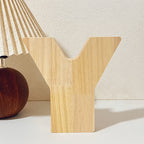 Wooden Letter Jar with 18cm, A-Z Alphabet Storage Container Transparent - product gallery image 7