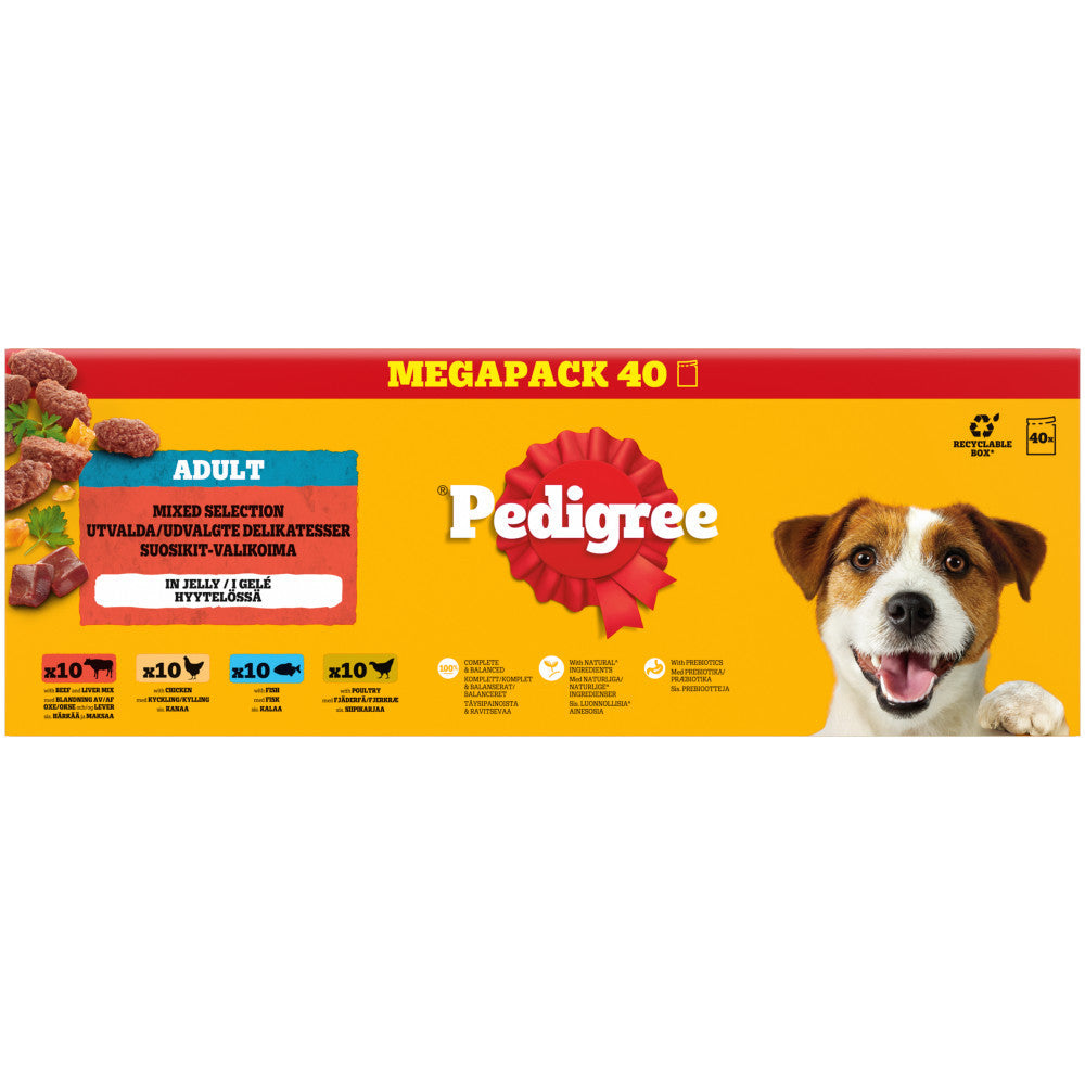 x 100g Pedigree Adult Wet Dog Food Pouche with Mixed Selection - product gallery image 13