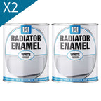 x 151 Radiator Enamel White Gloss Varnish with 300ml, Metal