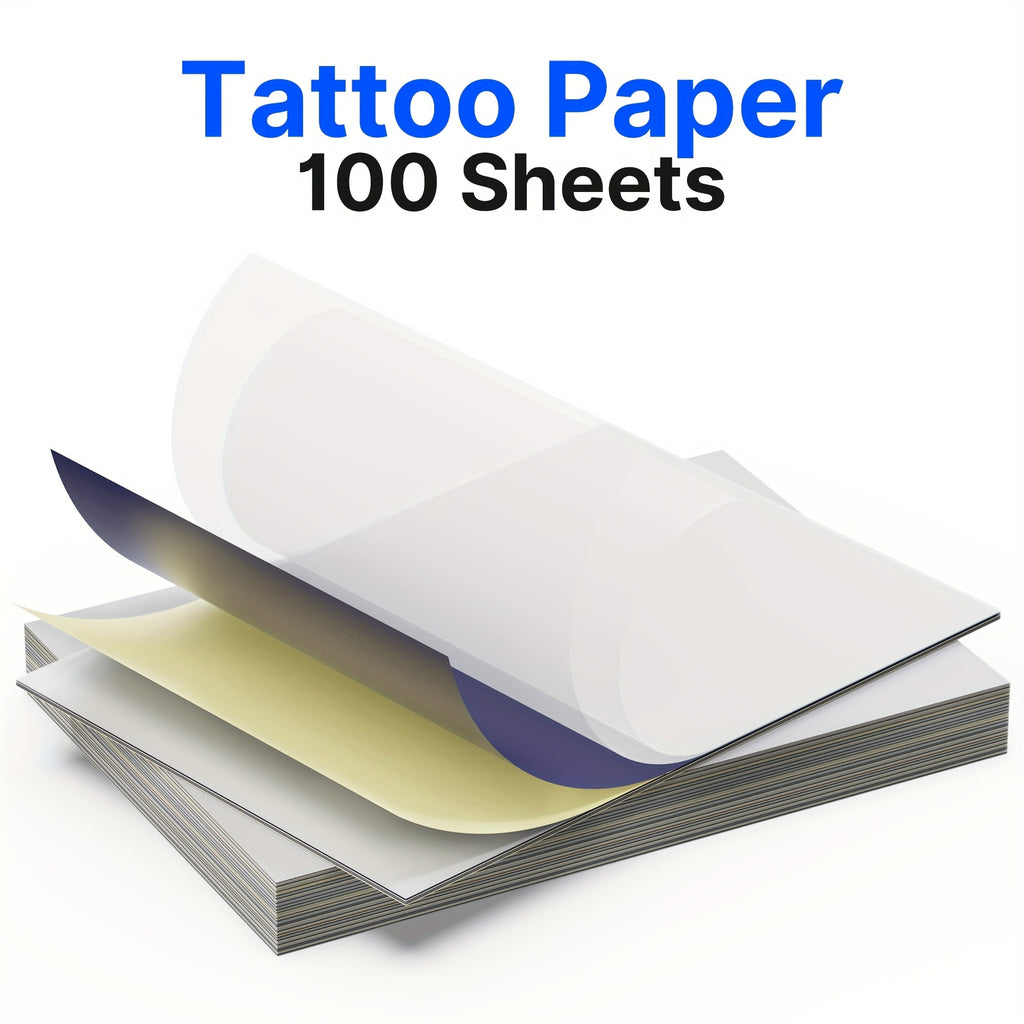 X 27.94 cm US Letter Thermal Paper for with 100 sheets of tattoo paper - 100 sheets of tattoo paper option