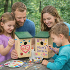 X Wooden Nesting Box Bird House Nesting with Small Birds Bluetit Robin Sparrow - product gallery image 8