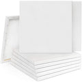 x20cm Blank Artist Canvas Art Board with Wood, 10pcs