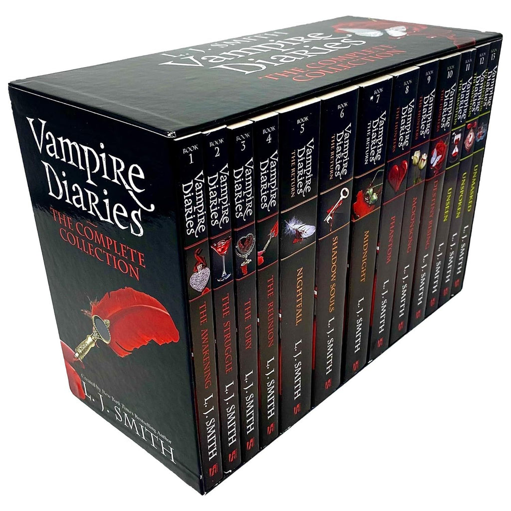 Young Adult Fiction Box Set with Vampire Diaries Books Complete Collection All