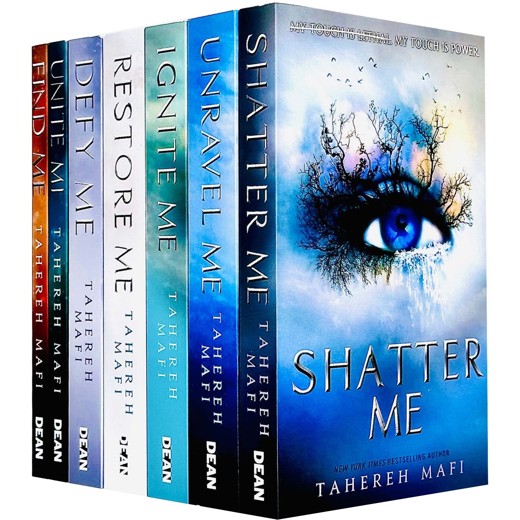 Young Adult Fiction Set with 7 Books, Shatter Me Series Books Complete Collection